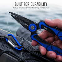 Fishing Lip Gripper and Pliers Set with Scale, Multifunctional Fish Holder and Tackle Kit