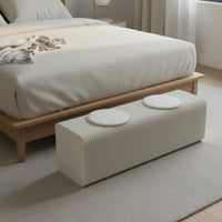 Accordion Bench Space-Saving Foldable Paper Bench Creative Design Expandable Paper Stool for Dining Room, Entryway, Bedroom