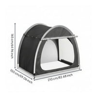 210D Oxford Cloth Cycle Storage Tent Silver-Coated Bike Storage Shelter