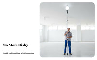3 Pieces High Ceiling Bulb Remover Tool Accommodates Most Bulbs High Ceiling Bulb Changer for Maintenance Workers