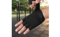 Shock Absorbing Padded Weightlifting Gloves Wear Resistant Half Finger Gym Gloves Breathable Fitness Gear Easy To Remove for Weightlifters