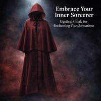 Hooded Cloak Maxi Cape, Fancy Dress Costume Halloween, Hooded Cloak Maxi Polyester, Fancy Dress Costume for Party Goers