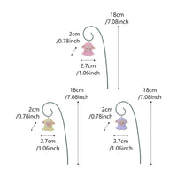 3 Pieces Garden Ornament Adorable Garden Hanger Handmade Style for Lawn, Flower Pot
