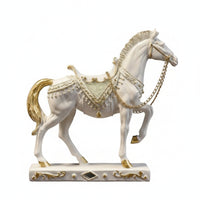 Horse Figurine with Base Equestrian Horse Figurine Tabletop for Entryway