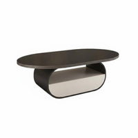 2 Pieces Minimalist aesthetic Round Nesting Tables Modern Look Coffee Table Set Two-Tsingle Color Household Furniture Space-Saving for Apartment Dwellers, Interior Design aficionados, Homeowners, Living Room, Small Spaces, Lounge Area