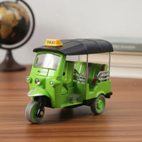 Realistic Design Thai Tuk-Tuk Toy Sturdy Construction Alloy Thailand Taxi Model Vintage Look for Children, Collectors