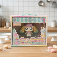 Magical Sweetheart Treasure Box Collectible Princess Doll Treasure Chest Anime Figure Playset for Girls, Children 3++