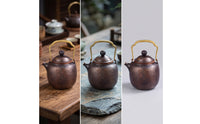 Copper Tea Kettle Vintage Tea Kettle with Lid Antique Teapot with Lid for Collectors