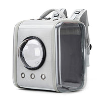 Transparent Cat Backpack Carrier Structured Cat Backpack with Bubble Window Hands Pet Carrier with Bubble Window for Small Pets