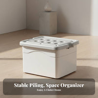Plastic Storage Box Multipurpose Plastic Storage Bin Sturdy Construction
