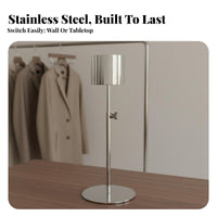 Wall Mounted Cuff Rack Sturdy and Sturdy Wall Mounted Rack Rust-Resistant Shirt Display Stand for Clothing Stores, Boutiques, Showrooms