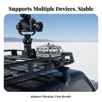 Shockproof Wire Rope Shock Absorber High Stability Vibration Isolator Gimbal Platform Collision Resistant Wire Rope Isolator 304 Stainless Steel for Footage Graphers, Film Professionals, Vehicle Filming, Instrument Protection, Sky Photography