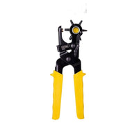 Labor-Saving Belt Hole Puncher Versatile Leather Hole Puncher Heavy Duty Rotary Punch Pliers Non-Slip Grip for Leatherworkers, DIY Enthusiasts, Crafters, Leathercraft, Crafting, Home Repair
