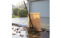 Grabber Rake with Mesh Head Metal Leaf Grabber Rake Soft for Gardeners