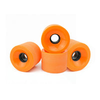 4 Pieces Street Riding Wheels Sports Apparatus Surfboard Wheels Cylindrical Shape Center Bearing Opening
