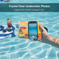 Waterproof Phone Pouch for Outdoor Activities, Touchscreen Compatible, Large Capacity Dry Bag for Swimming, Diving, Rafting