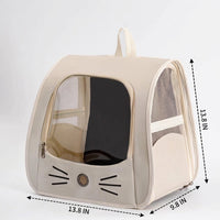 Cat Backpack Carrier and Pet Carrier Backpack, Oxford Dog Backpack Carrier for Small Dogs, Top Opening Travel Hiking Car Pet Carrier Design