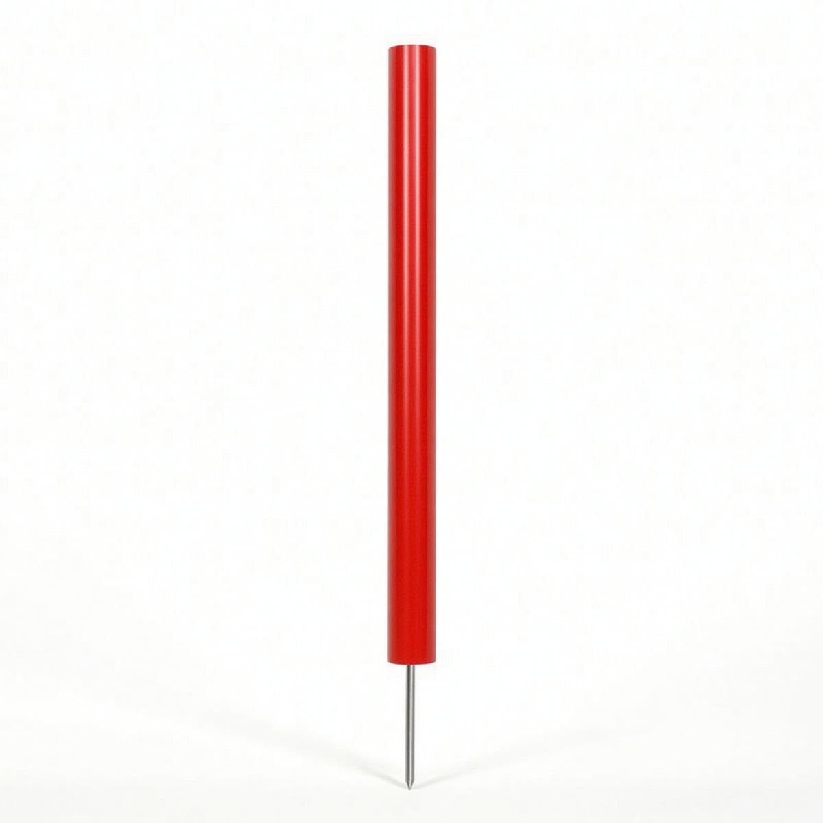 Ground-Inserted Golf Marker Stake Long-Lasting Golf Stake with Metal Spike Weather Resistant Cylindrical for Fairways
