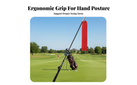 Adjustable Weight Golf Swing Coach Sound Feedback Golf Practice Whip Builds Muscle Memory for Beginners, Indoor, Home