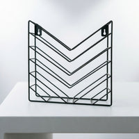 Metal Wire Magazine Holder Profile Wall-Mounted Magazine Rack Home Storage