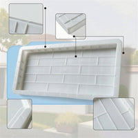 Reusable Paving Brick Mold Interlocking Concrete Mold with Brick Pattern Easy to Use Path Maker DIY for DIYers, Homeowners, Landscapers, Walkway, Yard, Courtyard