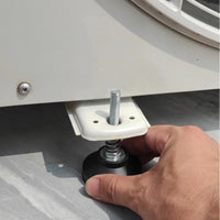 Air Condition Vibration Damper Wear-Resistant Air Condition Condenser Mount Easy Installation Rubber Shock Absorbing Mount for Rooftop, Garage