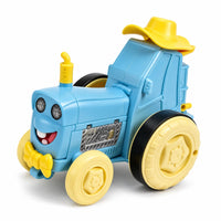 Recording Replay Electric Trick Toy Car USB Charging Voice Control Car Rechargeable Batteries Cartoon Face for Children