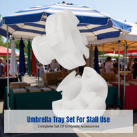 Sunshade Umbrella Accessories, Cap, Frame, Protective Sleeve, Large End Plug, Upper Plate, Lower Plate, Middle Sleeve, Lower