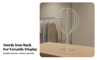 Freestanding Design Tabletop Hat Display Stable and Long-Lasting Tabletop Hat Stand Balanced Base for Retailers, Trade Shows, Closet