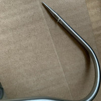 木手柄冰钓搭钩自制不锈钢勾鱼器锚鱼控鱼冰钓海钓钩子小搭钩头