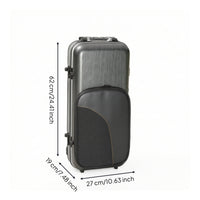 Hard-Shell Saxophone Case with Pocket Shielded Saxophone Case Compact Stylish for Music Lessons