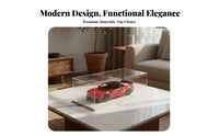 Acrylic Display Box High See-Through Quality Clear Acrylic Display Case Sturdy Construction Transparent Showcase Case for Collectors