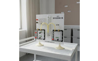 Energy Conversion Law Apparatus Pointer Meter Joule Law Demonstration Set Metal Body Physics Experiment Board for Teacher, Students, Classroom