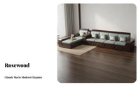 New Chinese Design Sofa Set Skin-Friendly Material Solid Wood Storage Couch Easy to Maintain Carved Wood Frame Sofa for Homeowners, Families