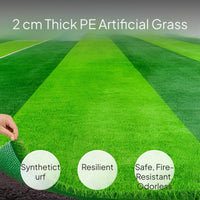 Artificial Grass Carpet, Faux Turf Outdoor Rug, Green Mat