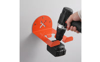 Shielding Drill Holder Space-Saving Drill Holder with Silicone Pads Heavy-Duty Wall-Mounted Tool Rack Easy to Install for DIYers, Handymen, Garage, Workshop