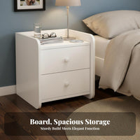 Nightstand Modern Bedside Table Compact Bedside Cabinet for Bedroom, Apartment