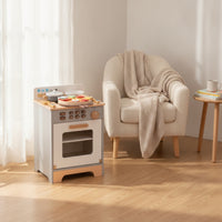 Pretend Kitchen Oven Realistic Play Kitchen with Oven Sturdy for Classroom, Kids