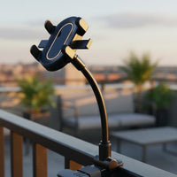 Guitar Headstock Phone Clamp 360° Rotation Guitar Phone Holder Hands Flexible Smartphone Stand for Guitarists, Content Creators, Video Filming