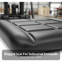 Aftermarket Part Forklift Seat Cushion Wear-Resistant Replacement Forklift Seat Pad Easy Installation for Warehouse, Outdoor, Factory