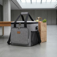 Insulated lunch Bag Oxford Cloth Soft-Sidedlunch  Bag Front Ziplunch  Container Carrier for Camping