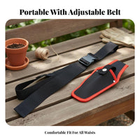 Multi-Purpose Pruning Shear Easy to Carry Secateurs Sheath Long-Lasting for Landscapers, DIY Enthusiasts, Orchard, Yard Work, Workshop