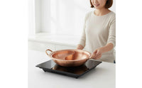 Two-Section Hot Pot Induction Compatible Dual Sided Hot Pot Uniform Heating Spread Double-Flavor Stockpot for Family Meal