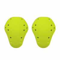 Contoured Motorcycle Shoulder Pads Vented Safety Protective Padding Inserts Perforated Motorcycle Protective Padding Pad Set Flexible for Motorcyclists, Riders, Riding Gear