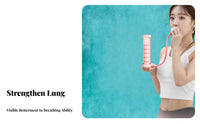 Lung Capacity Training Respiratory Muscle device Portable Design Mouth airflow control Device Adjustable resistance Breathing Exerciser Easy to Use for Fitness devotees, Athletes, Seniors, Home, training session, Gym, Vocal Practice