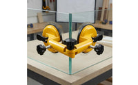 Adjustable Suction Cup Clamp Clamping Corner Clamp Seam Adjustment Alignment Jig for Tile Setters, Contractors, Glass Workers, 90 Degree Joint Work