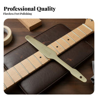 Precision Filing Guitar Fret Crowning File Protects Fretboard Guitar Fret File Long-Lasting Carbon Steel for Guitarists, Repair Shop