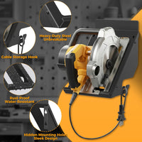 Wall-Mounted Circular Saw Storage Rack, Heavy-Duty Hook for Garage, Workshop, Construction Site, and Home