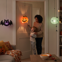 Halloween Paper Lanterns Pumpkin Spider Bat Hanging Decorations for Party Decor