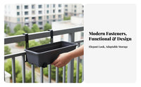 Adjustable Hanging Planter Shelf sturdyDuty bloom Pot Holder Easy Installation